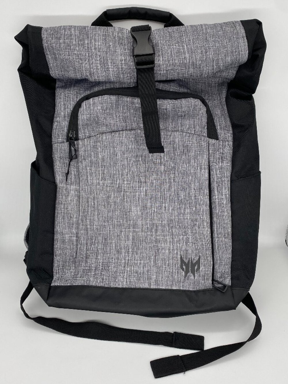 Acer Predator Jr Gaming Rolltop Backpack Utility Gray Black PBG820